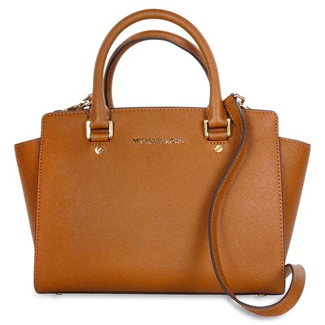 michael kors selma medium orange|selma saffiano leather medium satchel.